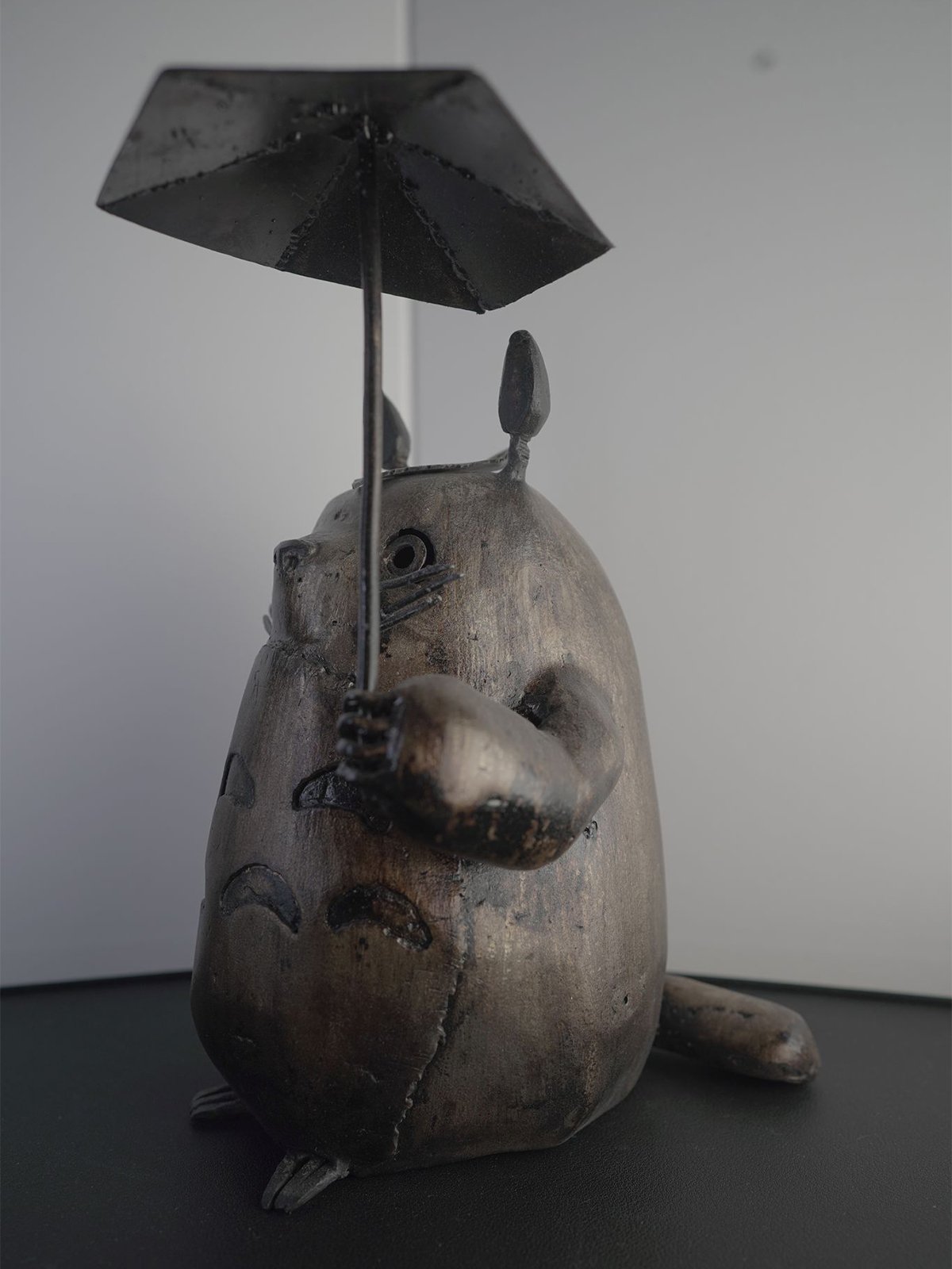totoro sculpture pietro dolci studio 02 totoro sculpture pietro dolci studio 02